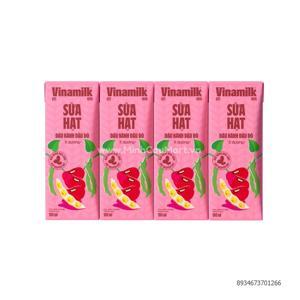 Sữa đậu nành đậu đỏ Vinamilk - hộp 180ml