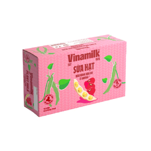 Sữa đậu nành đậu đỏ Vinamilk - Thùng 48 hộp 180ml