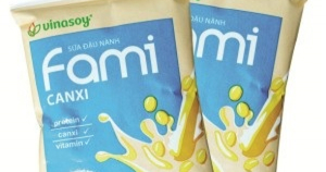 Sữa đậu nành Fami canxi hộp 200ml