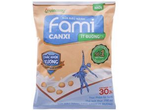 Sữa đậu nành Fami canxi bịch 200ml