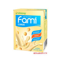 SỮA ĐẬU NÀNH FAMI CANXI HỘP 200ML