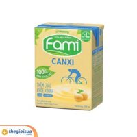 Sữa đậu nành FAMI canxi hộp 200ml – Thùng 6 lốc x 6 hộp x 200ml