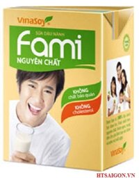 SỮA ĐẬU NÀNH FAMI NGUYÊN CHẤT HỘP 200ML