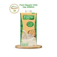 Sữa đậu nành fami Nguyên Chất 1lít (1Thùng/10Hộp)