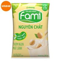 SỮA ĐẬU NÀNH FAMI NGUYÊN CHẤT CÓ ĐƯỜNG 200ML (40 BỊCH/THÙNG)
