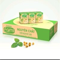 Sữa đậu nành Fami nguyên chất hộp 200ml