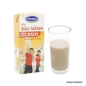 Sữa đậu nành gấp đôi canxi Vinamilk hộp 1L