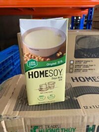 Sữa đậu nành Homesoy 1 lít/hộp có đường nhập khẩu Malaysia