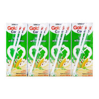 Sữa Đậu Nành Hương Bắp GoldSoy Canxi-D Vinamilk Lốc 4 Hộp x 200ml