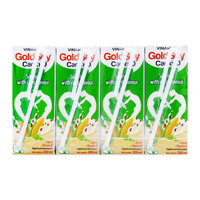 Sữa Đậu Nành Hương Bắp GoldSoy Canxi-D Vinamilk Lốc 4 Hộp x 200ml