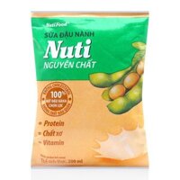 Sữa Đậu Nành Nguyên Chất NutiFood Gói 200ml