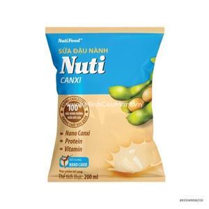 Sữa đậu nành Nuti Canxi bịch 200ml