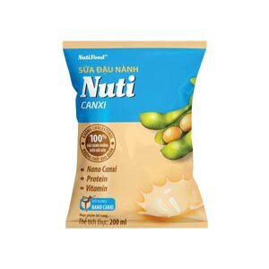 Sữa đậu nành Nuti Canxi bịch 200ml