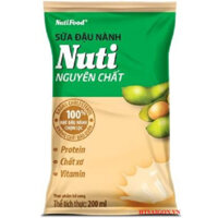 SỮA ĐẬU NÀNH NUTI NGUYÊN CHẤT BỊCH 220ML