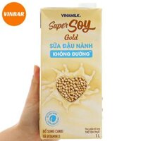 SỮA ĐẬU NÀNH SUPER SOY VINAMILK 1 LÍT KHÔNG ĐƯỜNG (12 HỘP/THÙNG)