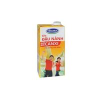 Sữa đậu nành Vinamilk canxi, hộp 1 lít