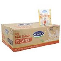 SỮA ĐẬU NÀNH VINAMILK GẤP ĐÔI CANXI - BỊCH 220ML 48 bịch/thùng