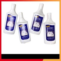 Sữa dầu tắm cho chó cún thú cưng con lông trắng sleeky 350mL