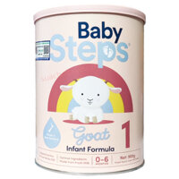 Sữa dê Baby Steps số 1 lon 900g cho trẻ từ 0-6 tháng