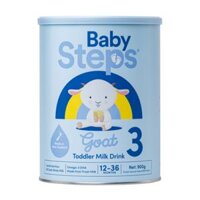 Sữa dê Baby Steps số 3 (900g) cho bé từ 12-36 tháng tuổi