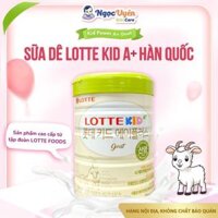 Sữa Dê, Bò Lotte Kid A+ Tăng Chiều Cao Cho Bé - Sữa Bột Lon 760g