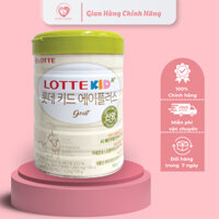 Sữa Dê Bổ Sung Canxi Lotte Kid A+ Hàn Quốc, Sữa Bột Giúp Phát Triển toàn diện, phiều Cao Cho Bé 760g
