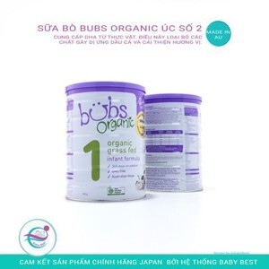 Sữa dê Bubs Số 1 Organic - 800g