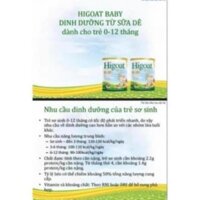 Sữa dê Higoat Baby loại 400g/ 800g