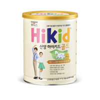 Sữa Dê HiKid Hàn Quốc Tăng Chiều Cao Bổ Sung Dinh Dưỡng Cho Bé 1 - 9 Tuổi  Sanyang HiKid Gold 650g