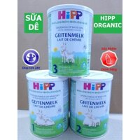 Sữa dê HiPP Organic số 1, 2, 3 lon 400g