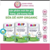 Sữa dê HiPP Organic số 1/2/3 400g giúp bé phát triển chiều cao, trí não, tăng cường hấp thu