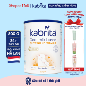 Sữa dê Kabrita 3 - hộp 800g (dành cho trẻ từ 1 - 3 tuổi)