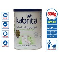 Sữa Dê Kabrita hàng nhập khẩu nguyên lon từ Hà Lan số 2 hộp 800g