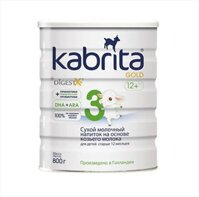 Sữa dê Kabrita Nga số 3 dạng lon 800gr dành cho bé trên 1 tuổi