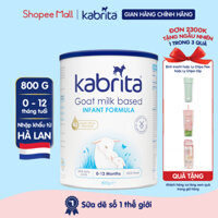 Sữa dê Kabrita số 1 cho trẻ- Lon 800g
