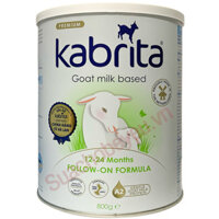 Sữa dê Kabrita số 2 lon 800g cho trẻ 12-24 tháng