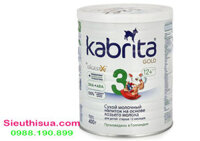 Sữa dê Kabrita số 3 hộp 400gram hàng chính hãng của Nga