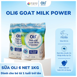 Sữa dê Oli6 số 1 Goat Milk Infant Formula của Úc cho trẻ từ 0 đến 6 tháng tuổi hộp 800g