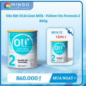 Sữa dê Oli6 số 2 Goat Formula Stage 2 Dairy Goat Follow On Formula