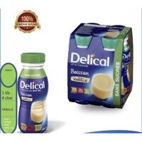 Sữa DELICAL (4 chai x 200ml) - Giải pháp dinh dưỡng cho bệnh nhân ung thư, suy dinh dưỡng