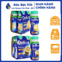 Sữa Delical Boisson nắp xanh lốc 4 chai 200ml cho người bệnh ung thư, phẩu thuật