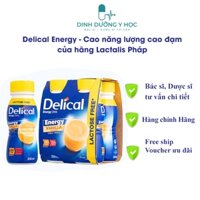 Sữa Delical Energy của Pháp cho người cần bổ sung dinh dưỡng cao, phẫu thuật, suy nhược chai 200ml