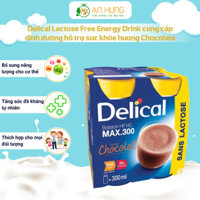 Sữa Delical Lactose Free Energy Drink - Cung cấp dinh dưỡng hỗ trợ sức khỏe hương Chocolate - 200ml