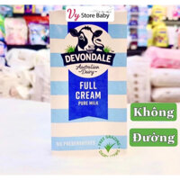 Sữa Devondale nguyên kem ,thùng 24 hộp 200ml
