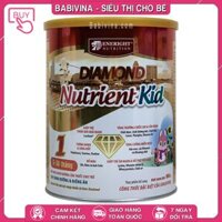 Sữa Diamond Nutrient Kid 1 900g | Trẻ 6-36 Tháng Tuổi, Biếng Ăn, Chậm Lớn, Suy Dinh Dưỡng, Thấp Còi, Tăng Cân Vượt Trội | Hãng Eneright Việt Nam | Babivina, Sữa Chính Hãng, Tổng Kho, Bán Lẻ Giá Sỉ