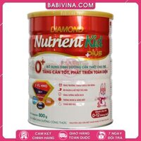 Sữa Diamond Nutrient Kid Plus 0+ 800g l Bổ Sung Dinh Dưỡng Cần Thiết Cho Trẻ Suy Dinh Dưỡng Và Biếng Ăn Từ 0-12 Tháng Tuổi