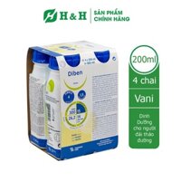 Sữa DIBEN DRINK cho người tiểu đường, suy dinh dưỡng (200ml x 4 chai)