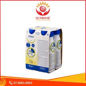 Sữa Diben Drink Vanilla - 200ml, lốc 4 chai