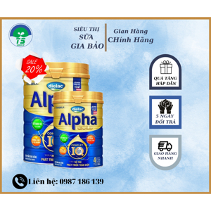 Sữa Dielac Alpha Gold Step 4 - hộp 900g (dành cho trẻ từ 2-4 tuổi)