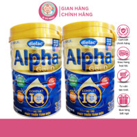 Sữa Dielac Alpha IQ Gold Đủ số 3,4 Lon 850g  [ Date Luôn Mới ] Chính hãng Vinamilk